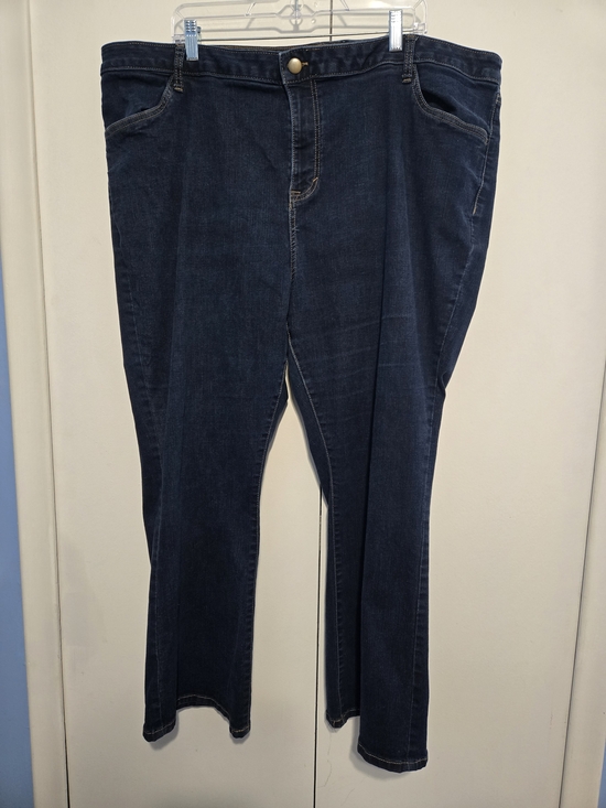 EVRI Denim - EVRI 24W/S Mid‑Rise Bootcut Jeans – Dark Wash Stretch Denim